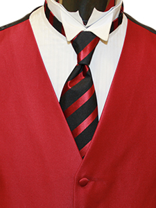Red Armano Black Stripe with Windsor