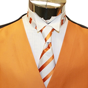 Orange Armano White Stripe with Windsor