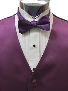 Rum Raisin Solid Satin Bow