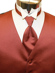Cinniamon Solid Satin Windsor