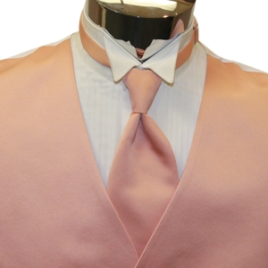 Peach Satin with Windsor