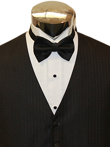 Black Chaps Vintage Bow