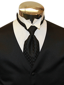 Black Solid Satin Energy