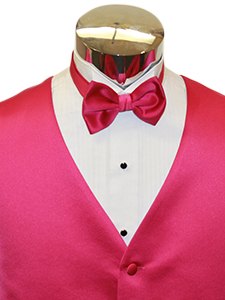 Fuchsia Solid Satin Bow