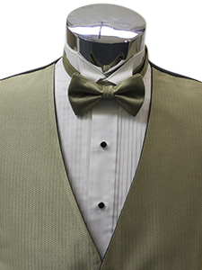 Gold Herringbone Bow