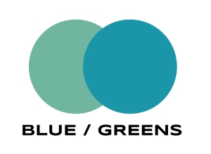 Blue green color swatch